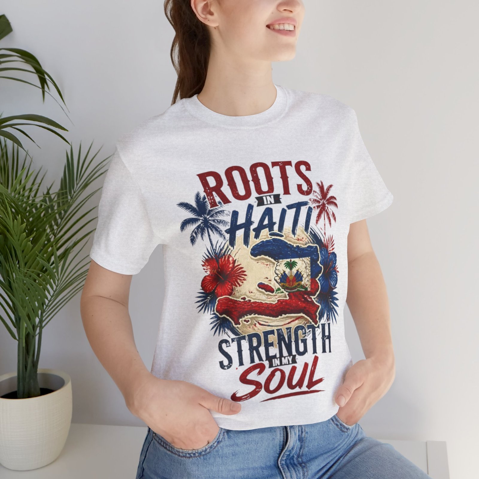 roots in haiti t shirt — strength of my soul haitian heritage tee roots in haiti t shirt — strength of my soul haitian heritage tee